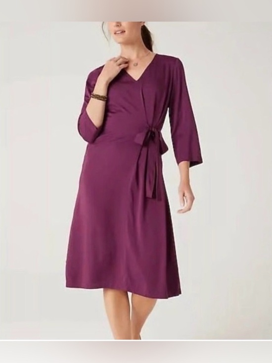 J. Jill Dresses & Skirts - J Jill “Pure Jill” Wildberry Wrap Dress - Size M - NWT